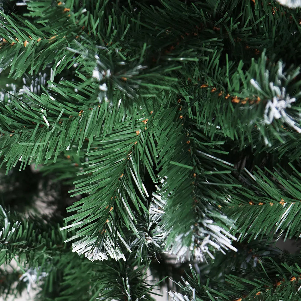 Jingle Jollys Christmas Tree 2.4m Snowy Xmas Tree Decoration 1225 Tips - Image 3