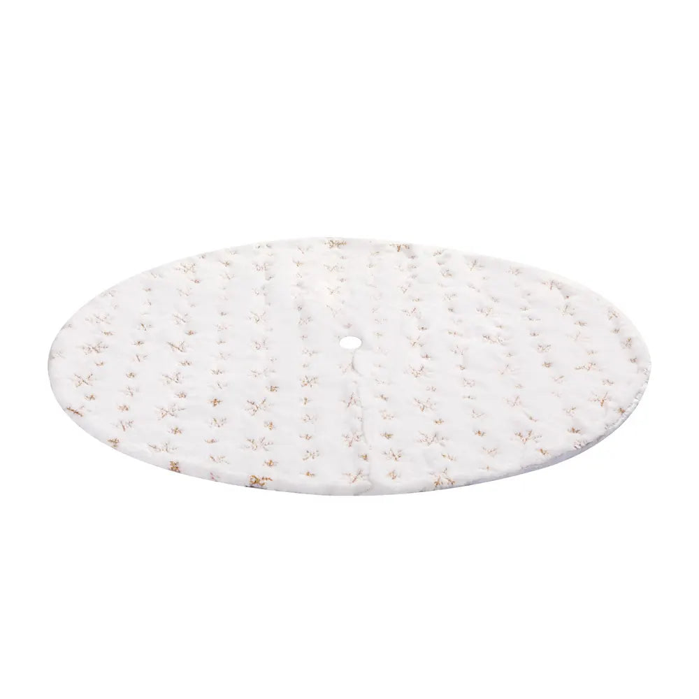 Jingle Jollys Christmas Tree Skirt 120cm Snowflake Ornaments Xmas Decorations - Image 3