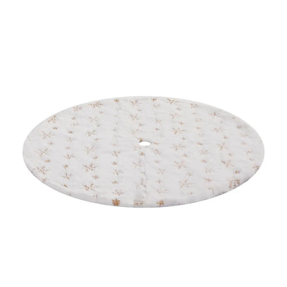 Jingle Jollys Christmas Tree Skirt 90cm Snowflake Ornaments Xmas Decorations - Image 3