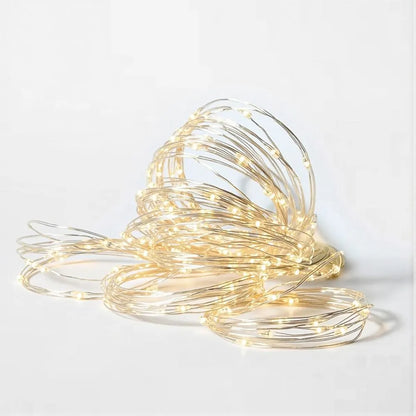 Jingle Jollys 3X3M Christmas Lights Curtain String Light 300 LED Warm White - Image 7