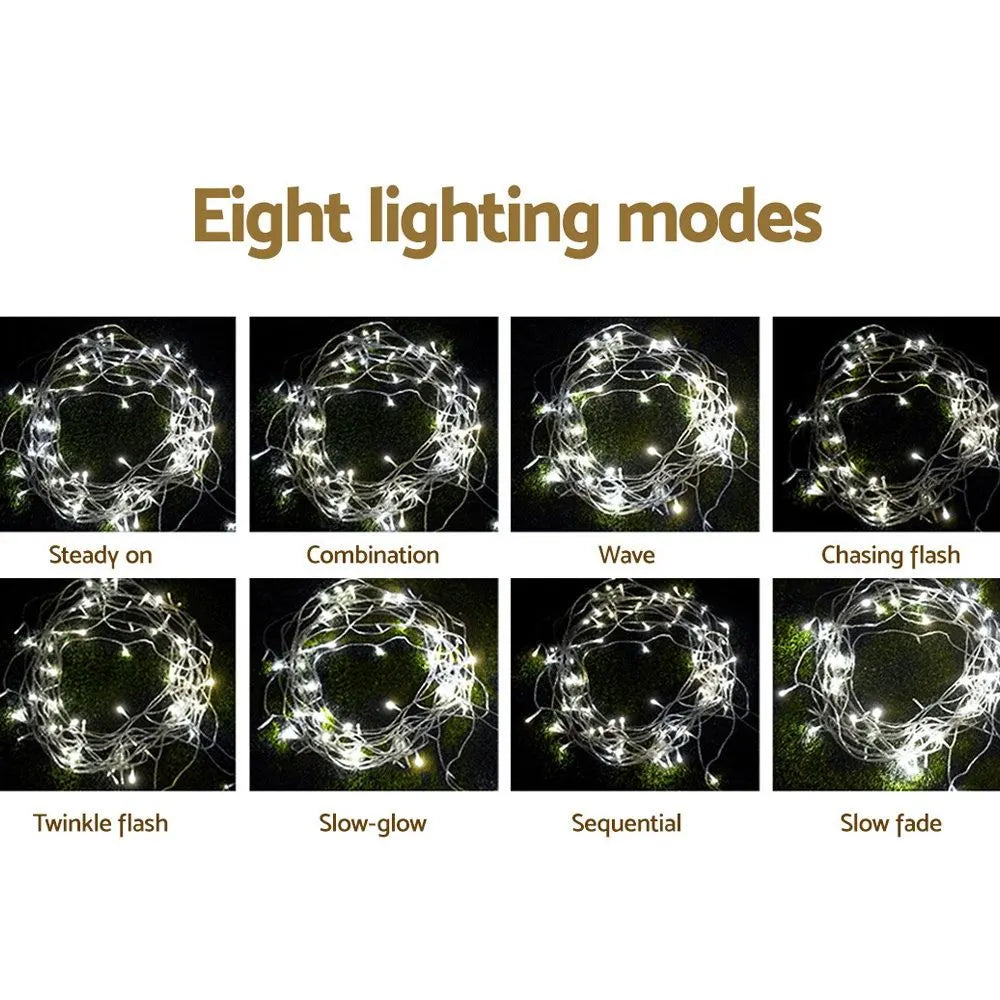 Jingle Jollys 6X3M Christmas Lights Curtain Light Cool White 600 LED - Image 5