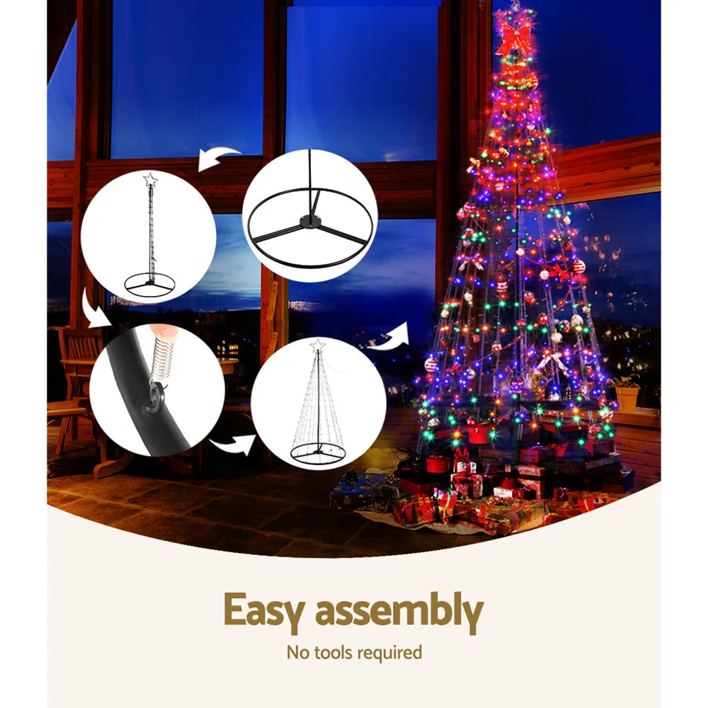 3.6M Christmas Tree 400 LED Solar Jingle Jollys - Image 7