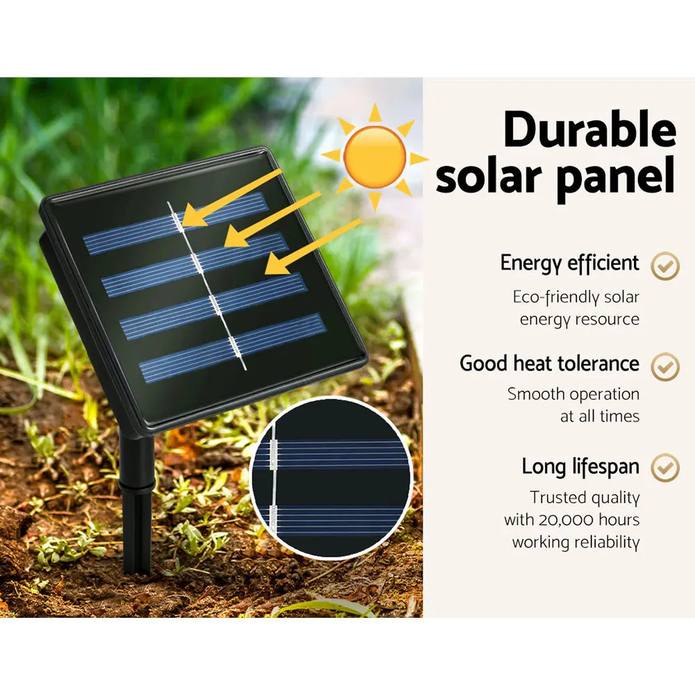 3.6M Christmas Tree LED Solar Warm Jingle Jollys - Image 5