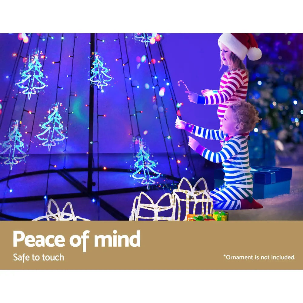 2.1M Christmas Tree 264 LED Solar Jingle Jollys - Image 5