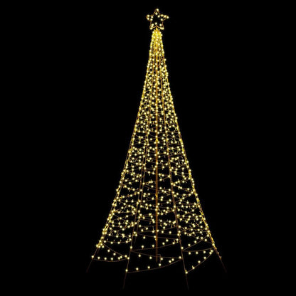 Jingle Jollys Solar Christmas Tree 3.6m 800 LED Net Lights Xmas Trees Decoration - Image 7
