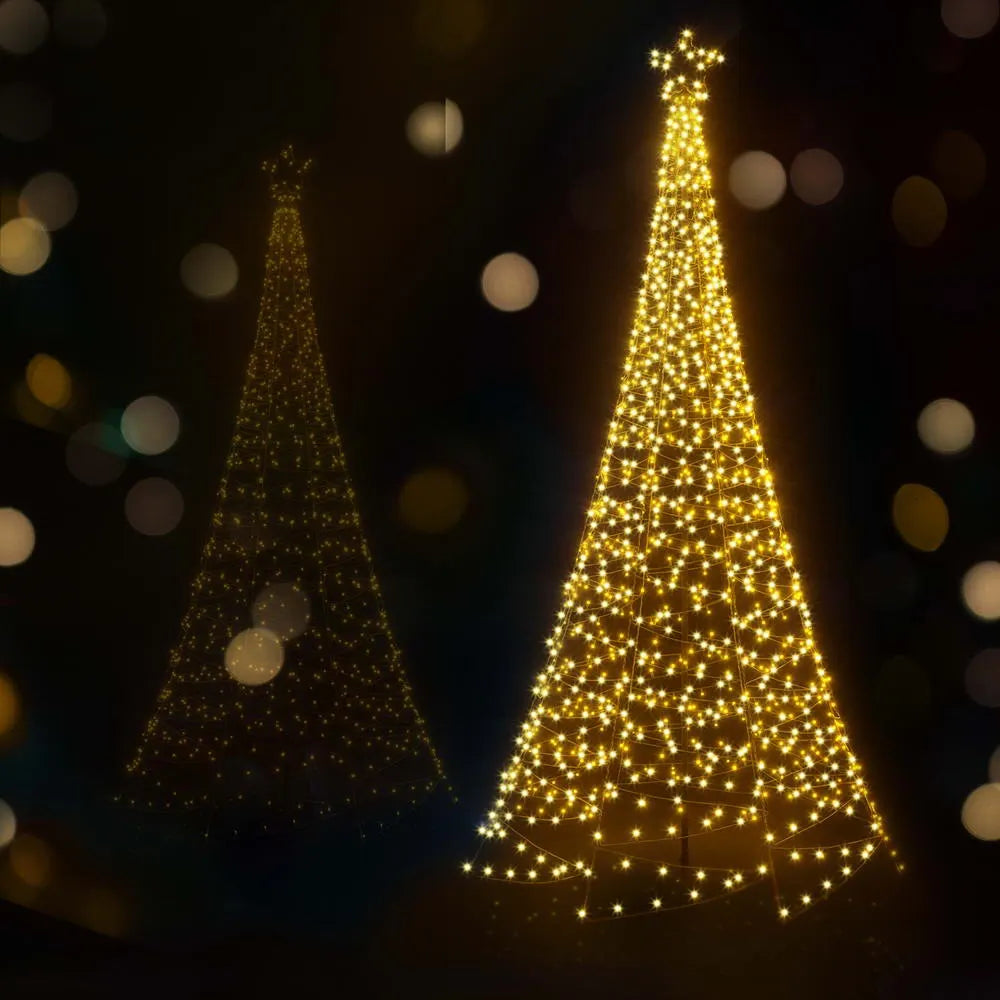 Jingle Jollys Solar Christmas Tree 3.6m 800 LED Net Lights Xmas Trees Decoration - Image 7