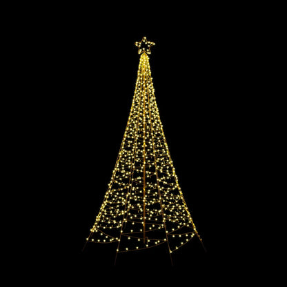 Jingle Jollys Solar Christmas Tree 2.1m 320 LED Net Lights Xmas Trees Decoration - Image 3