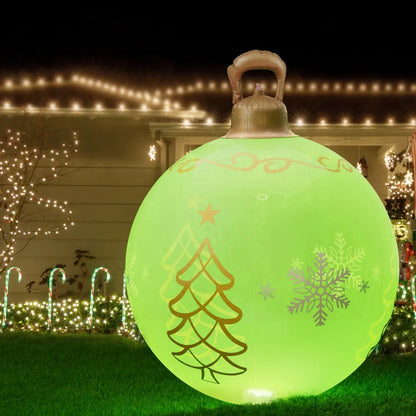 Jingle Jollys Christmas Inflatable Ball 60cm Led Illuminated Xmas Decoration - Image 7