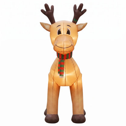 Jingle Jollys Christmas Inflatable Reindeer 5M Illuminated Decorations - Image 3