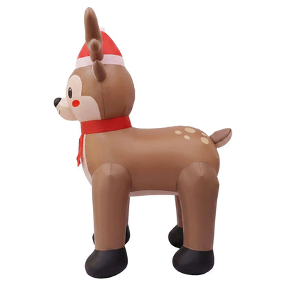 Jingle Jollys Christmas Inflatable Reindeer 2.5M Illuminated Decorations - Image 3