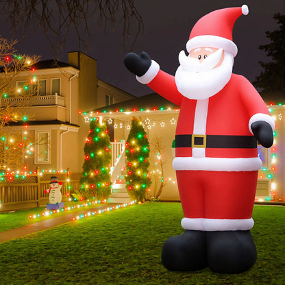 Jingle Jollys Christmas Inflatable Santa 5M Illuminated Decorations - Image 9