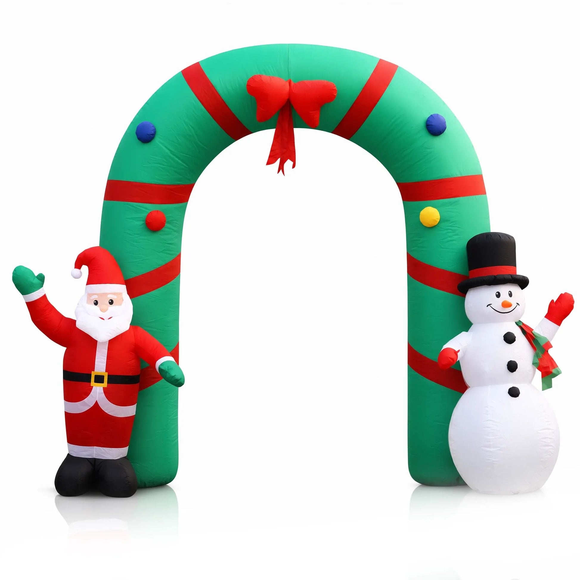 Jingle Jollys Christmas Inflatable Archwary 2.8M Illuminated Decorations - Image 4
