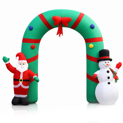 Jingle Jollys Christmas Inflatable Archwary 2.8M Illuminated Decorations - Image 4