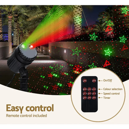Jingle Jollys Christmas Lights Laser Light Projector Outdoor Decorations - Image 4