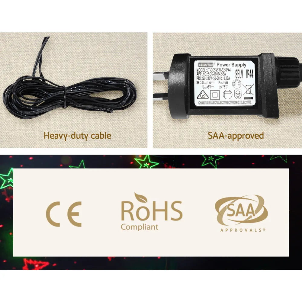 Jingle Jollys Christmas Lights Laser Light Projector Outdoor Decorations - Image 7