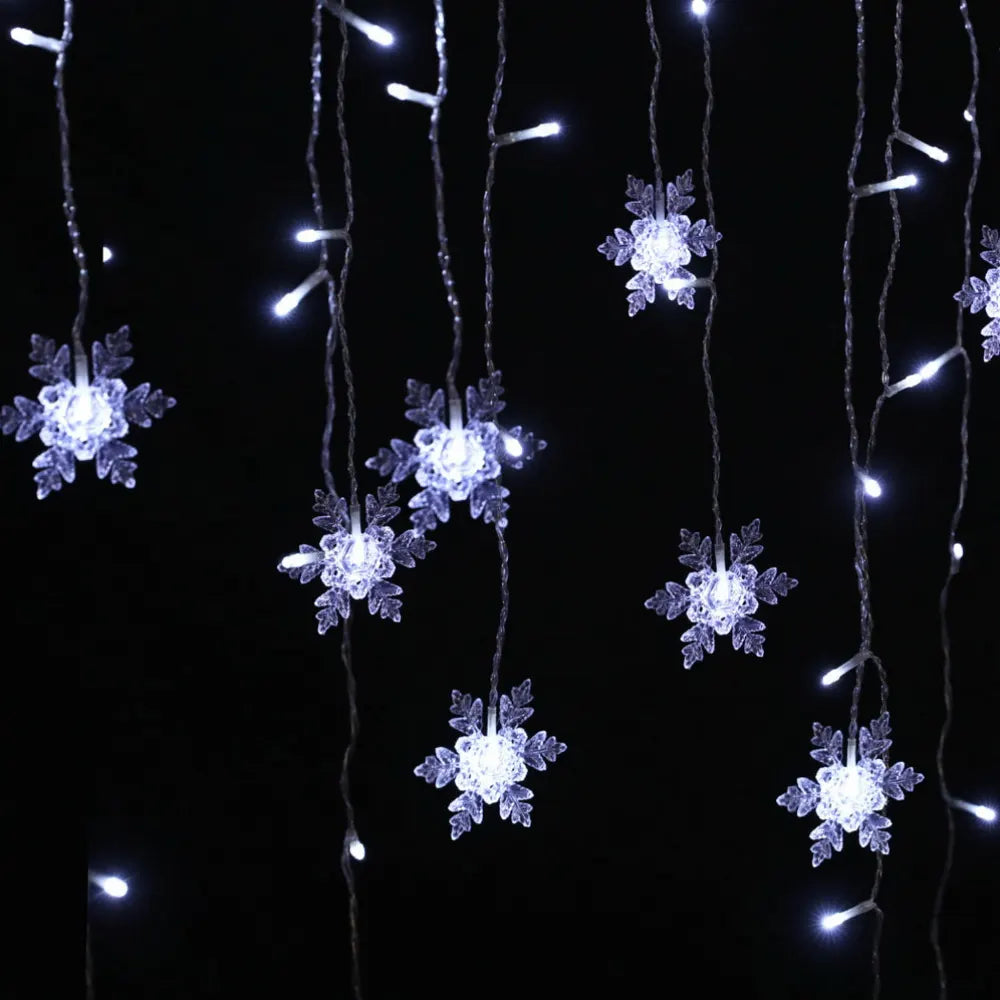 Jingle Jollys 6M Christmas Icicle Lights String Light 160 LED Solar Powered Cold - Image 3