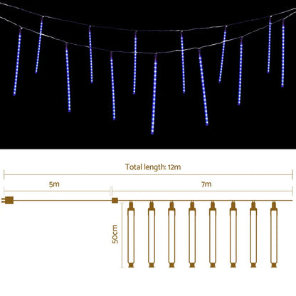 288 LED 7M Christmas Lights Icicle Light Falling Metor Jingle Jollys - Image 2