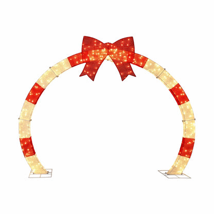 Jingle Jollys 2.5m Christmas Archway Pre-Lit Warm White LED Outdoor Garden Decoration - Image 2