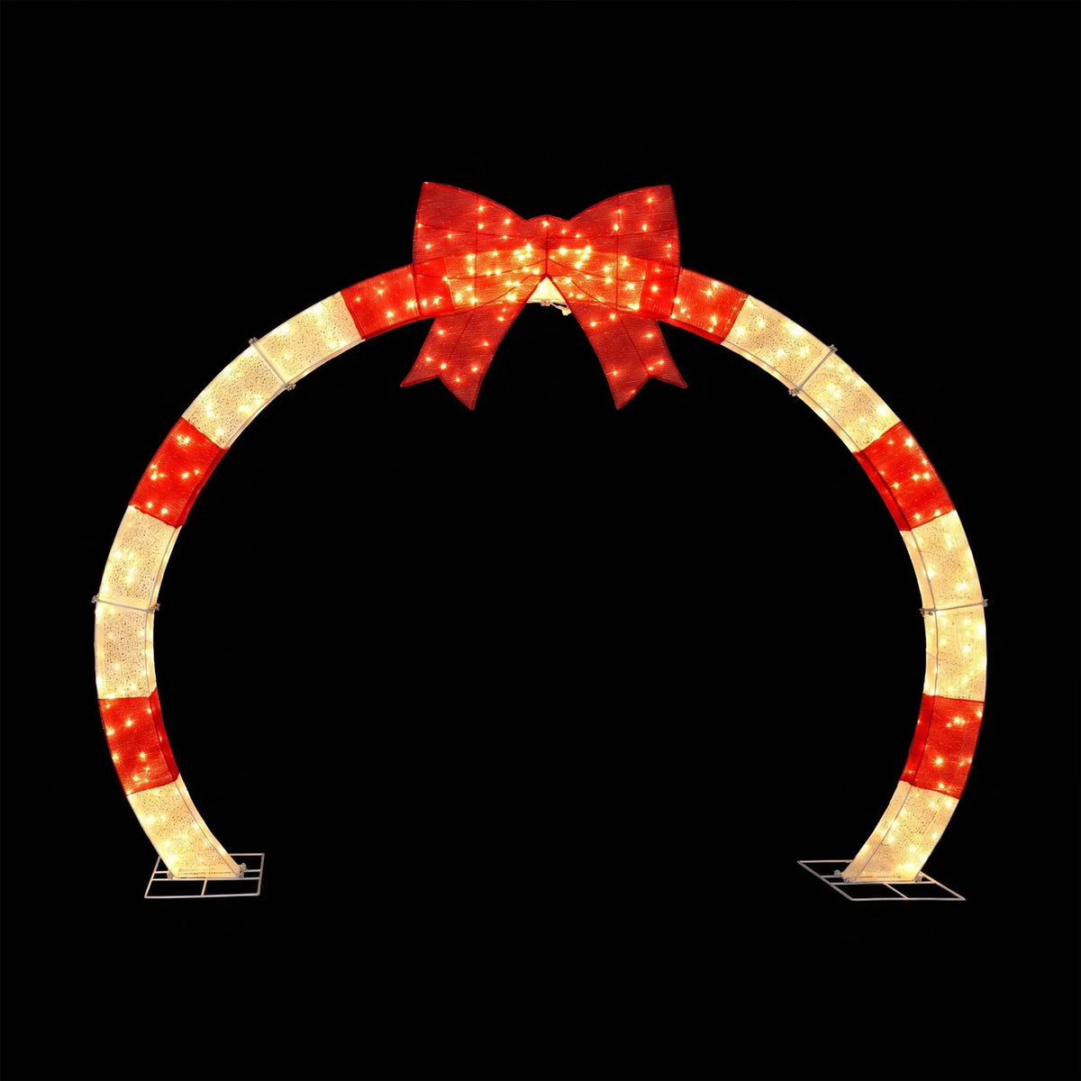 Jingle Jollys 2.5m Christmas Archway Pre-Lit Warm White LED Outdoor Garden Decoration - Image 9