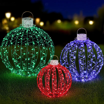 Jingle Jollys Christmas Lights 320 LED Fairy Light 3pcs Ball Decorations Set - Image 7