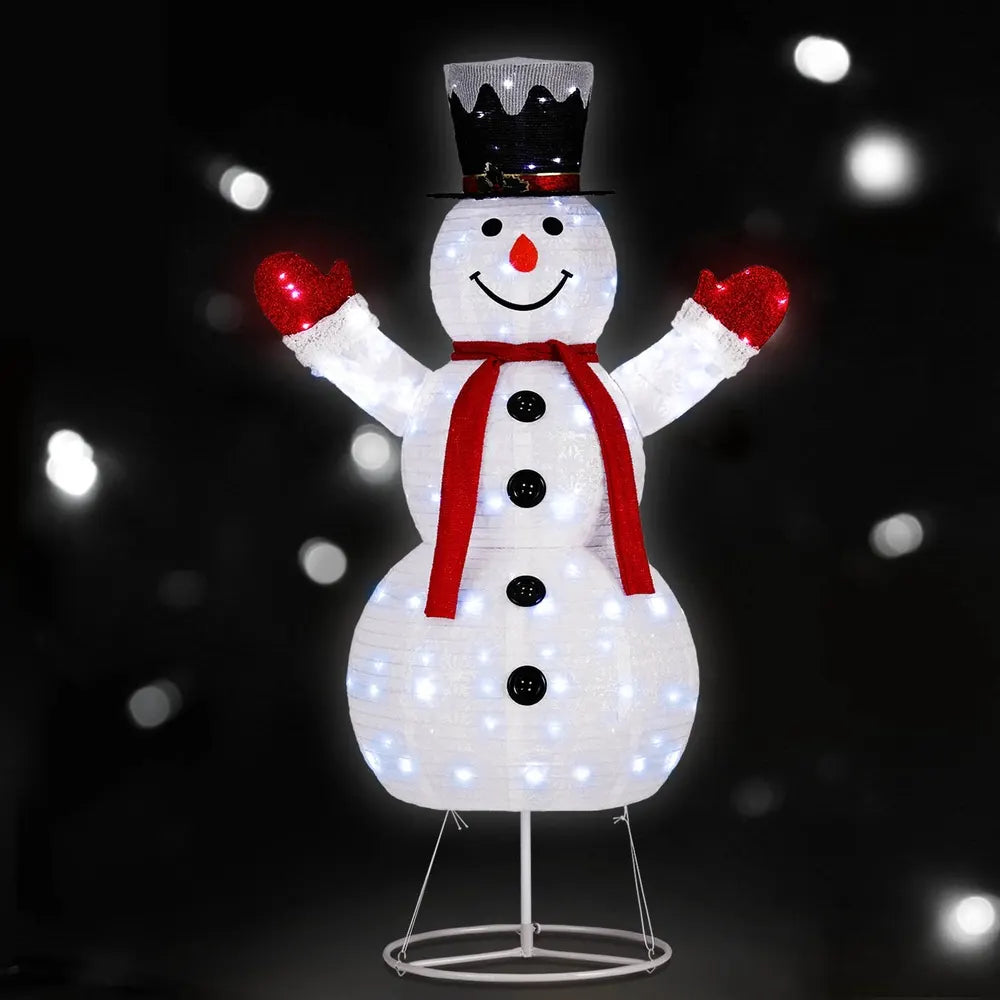 Jingle Jollys Christmas Lights 200 LED 175cm Fairy Light Snowman Decorations - Image 7