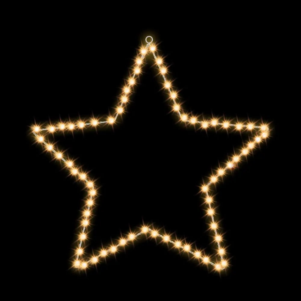 Jingle Jollys Christmas Lights 50cm Star 70 LED Xmas Decorations