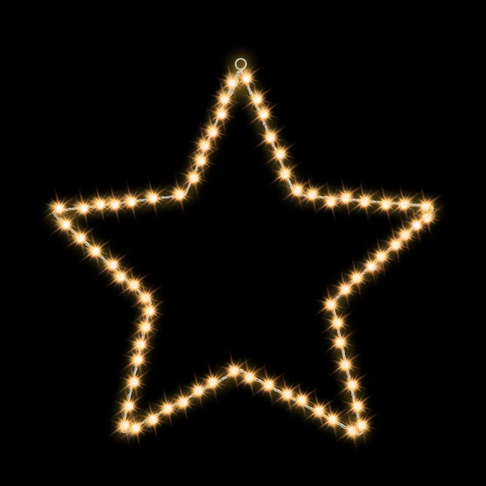 Jingle Jollys Christmas Lights 50cm Star 70 LED Xmas Decorations - Image 3