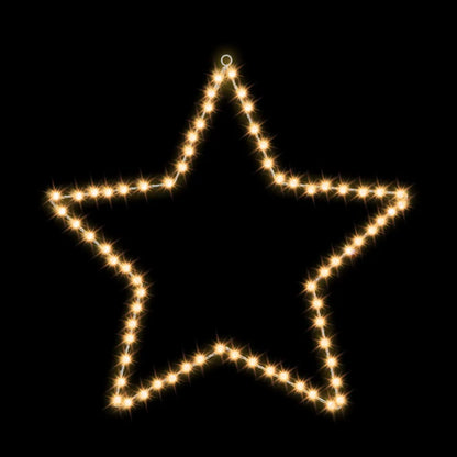 Jingle Jollys Christmas Lights 50cm Star 70 LED Xmas Decorations - Image 3