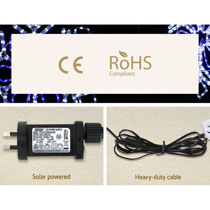 0.82M Christmas Lights 304 LED Snow Motif Light Decorations Jingle Jollys - Image 6