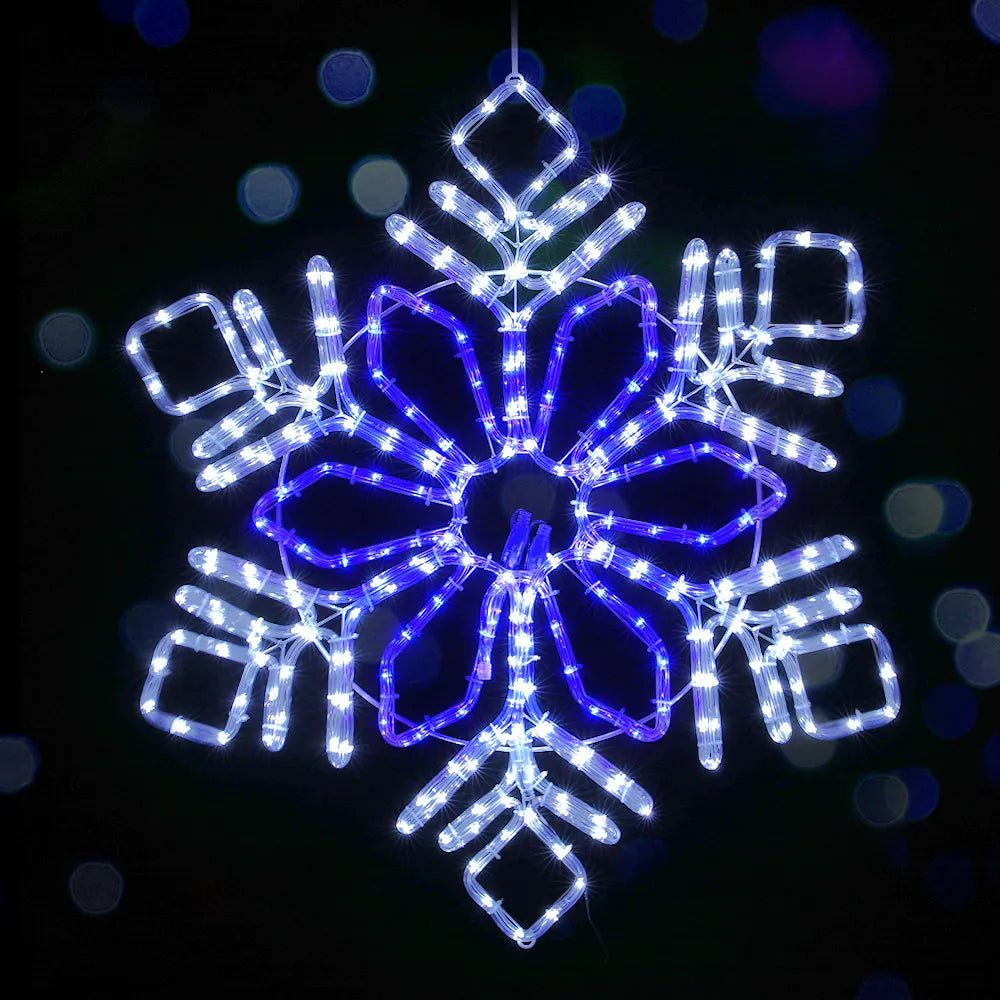 0.82M Christmas Lights 304 LED Snow Motif Light Decorations Jingle Jollys - Image 7
