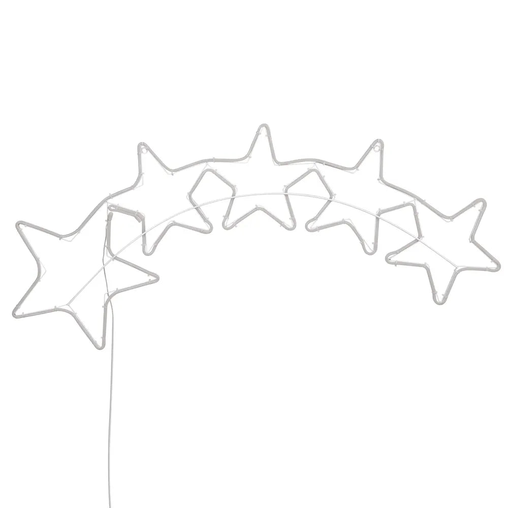 1.25M Christmas Lights Motif 560 LED Rope Light Outdoor Decoration Jingle Jollys - Image 3
