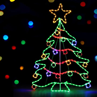 Jingle Jollys Christmas Lights 118cm Motif 288 LED Rope Light Outdoor Decoration - Image 7