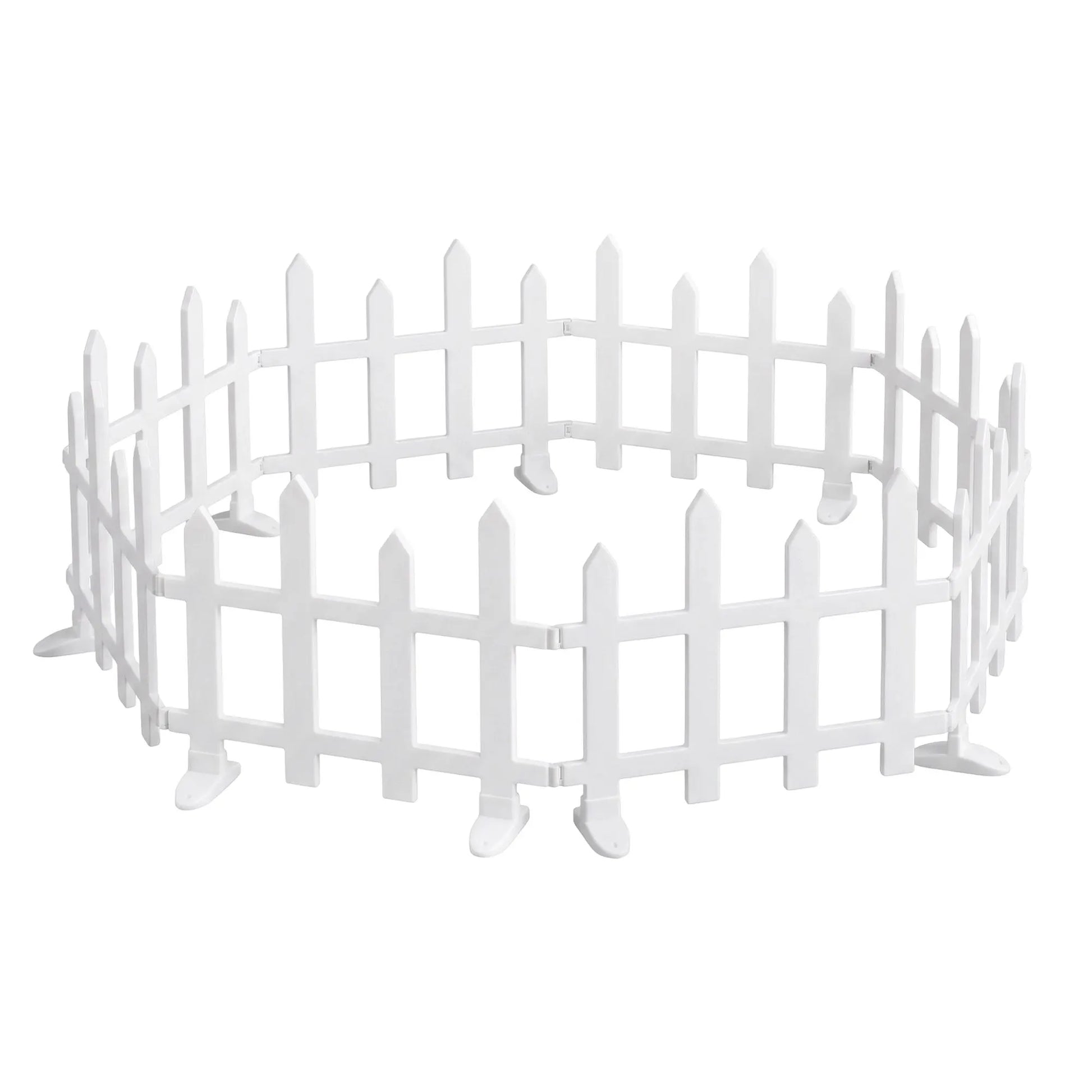 Jingle Jollys 3m Solar Christmas Fence Lights Outdoor Garden Path Decor Warm White 8pc - Image 3