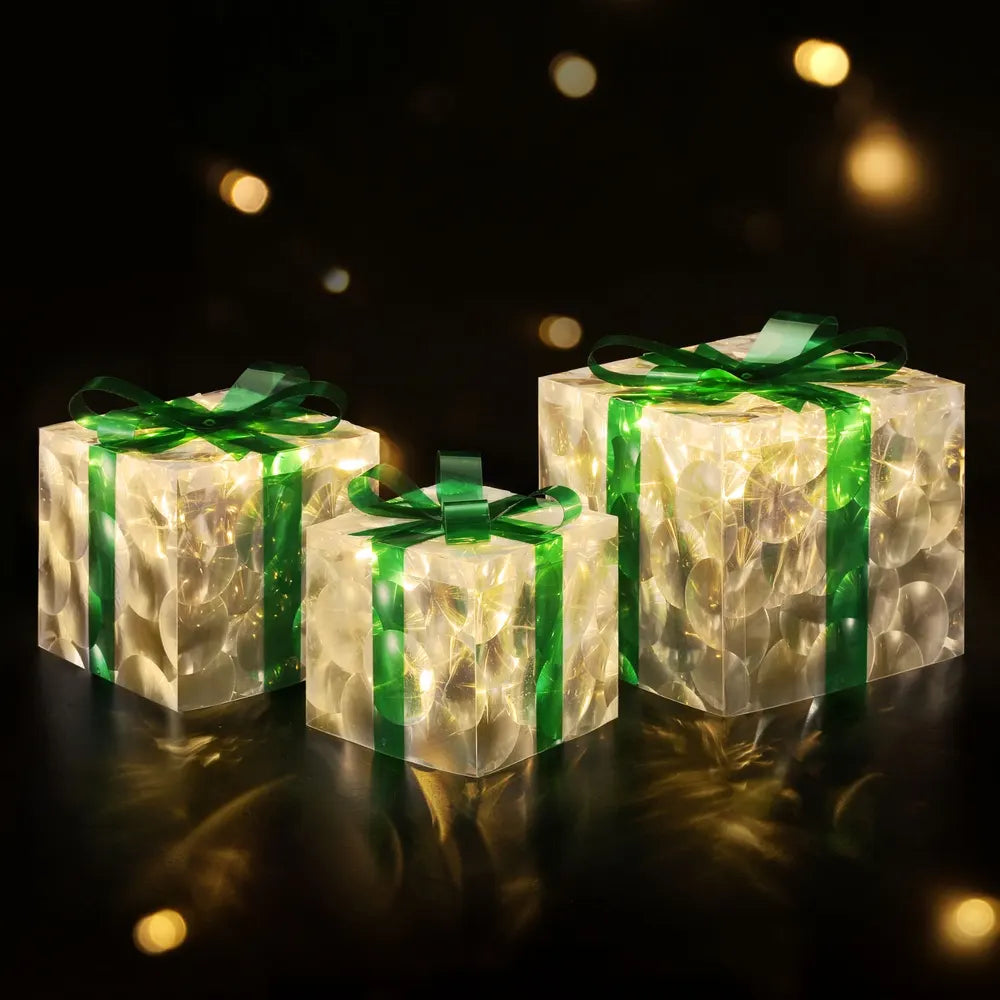 Jingle Jollys Christmas Lights 70 LED Fairy Light Gift Box 3pcs Decorations Set - Image 7