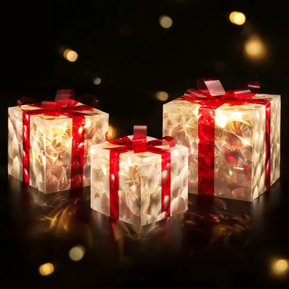 Jingle Jollys Christmas Lights 70 LED Fairy Light Gift Box 3pcs Decorations Red - Image 7