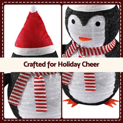 Jingle Jollys Christmas Penguin Light LED Christmas Decoration Pop Up Christmas Display 70cm - Image 5
