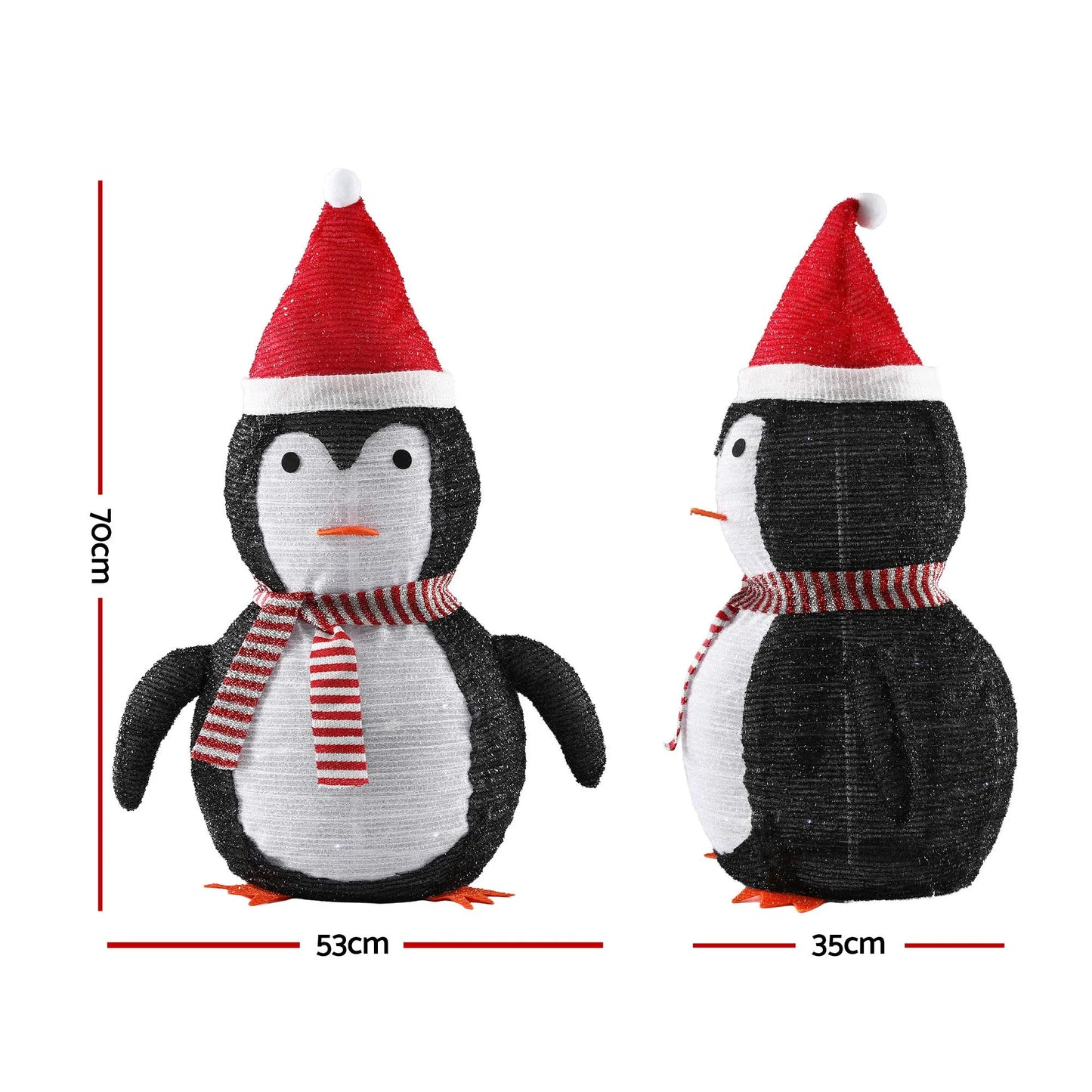 Jingle Jollys Christmas Penguin Light LED Christmas Decoration Pop Up Christmas Display 70cm - Image 6