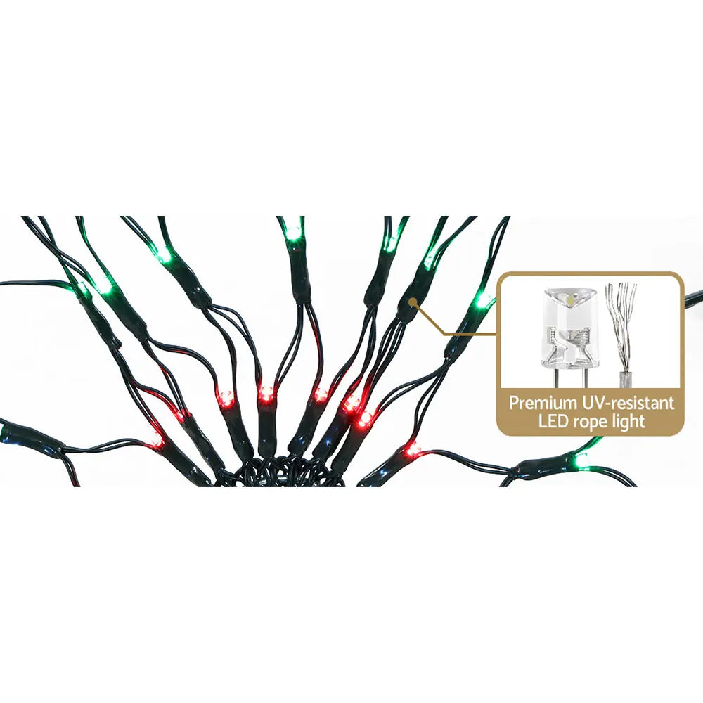 Jingle Jollys Christmas Lights 130cm Snow 130 LED Decorations - Image 4