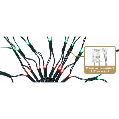 Jingle Jollys Christmas Lights 130cm Snow 130 LED Decorations - Image 4