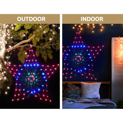 Jingle Jollys Christmas Lights 130cm Snow 130 LED Decorations - Image 5