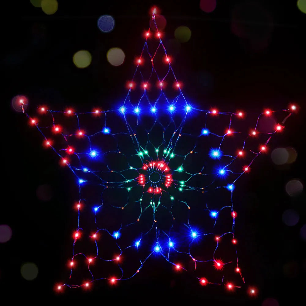 Jingle Jollys Christmas Lights 130cm Snow 130 LED Decorations - Image 8