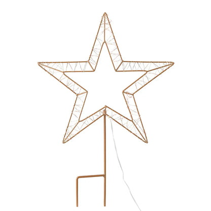 Jingle Jollys Christmas Lights 100 LED Fairy Light Ground Star Garden Decoration - Image 3