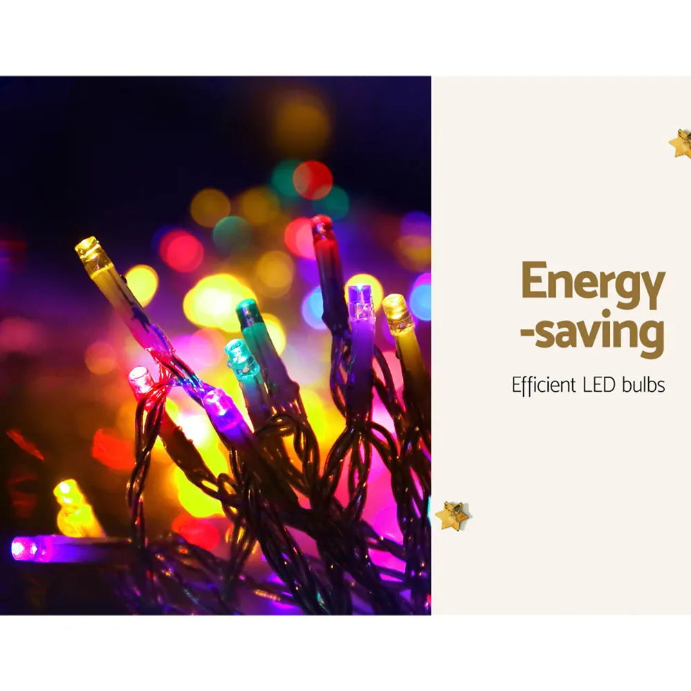 Jingle Jollys 3M Solar Christmas Lights String Light 200 LED - Image 4