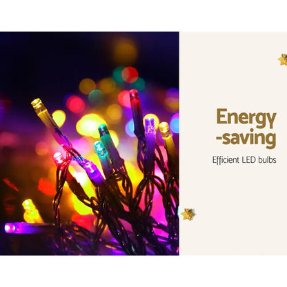 Jingle Jollys 3M Solar Christmas Lights String Light 200 LED - Image 4