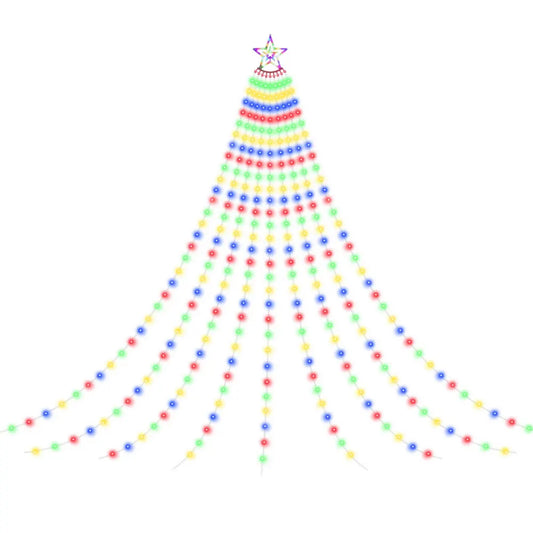 Jingle Jollys 3.8M Christmas Lights Waterfall String Light 340 LED