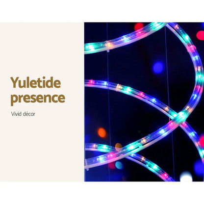 2.4M Christmas Tree LED Solar Motif Lights Jingle Jollys - Image 7