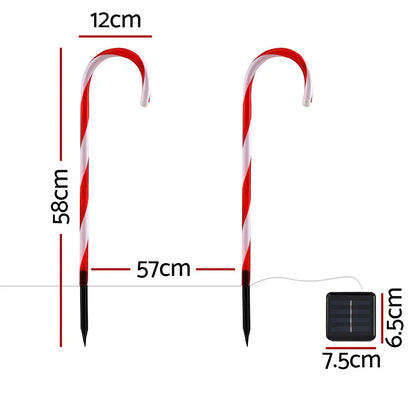 Jingle Jollys 6 PCS Christmas Lights Path Ground Light Garden Decorations 42 LED - Image 2