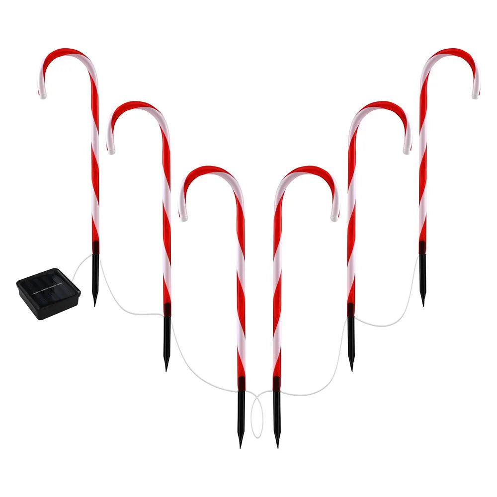 Jingle Jollys 6 PCS Christmas Lights Path Ground Light Garden Decorations 42 LED - Image 3