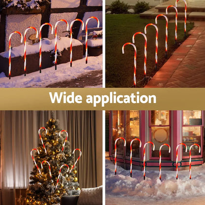 Jingle Jollys 6 PCS Christmas Lights Path Ground Light Garden Decorations 42 LED - Image 5