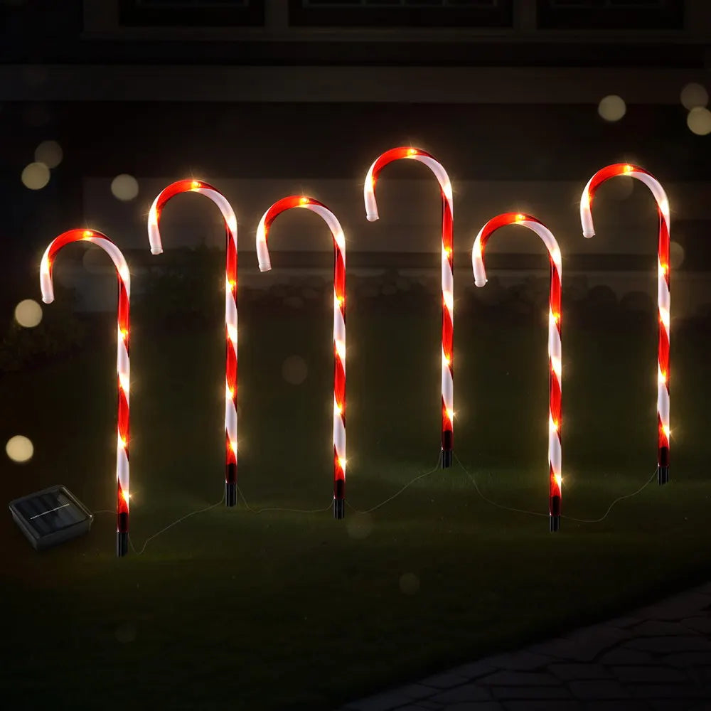 Jingle Jollys 6 PCS Christmas Lights Path Ground Light Garden Decorations 42 LED - Image 7